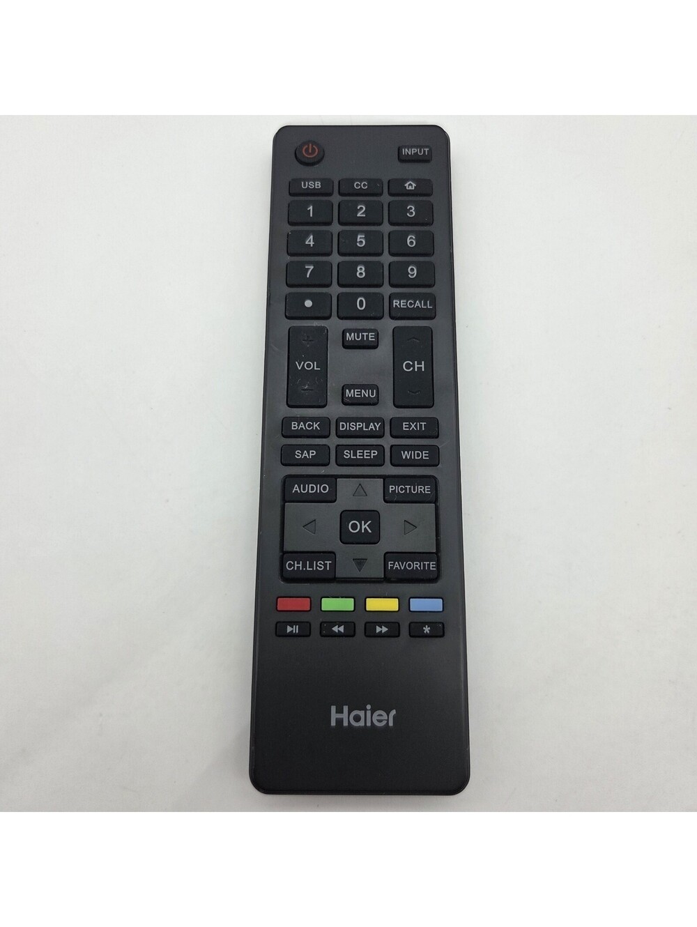 Genuine HAIER Remote HTR-A18M For 32D3000 40D3500M 48D3500 55D3550 - OEM Tested